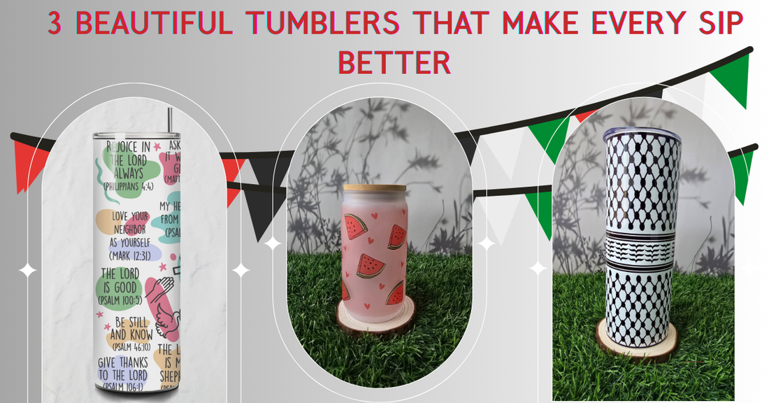 3 Beautiful Tumblers That Make Every Sip Better