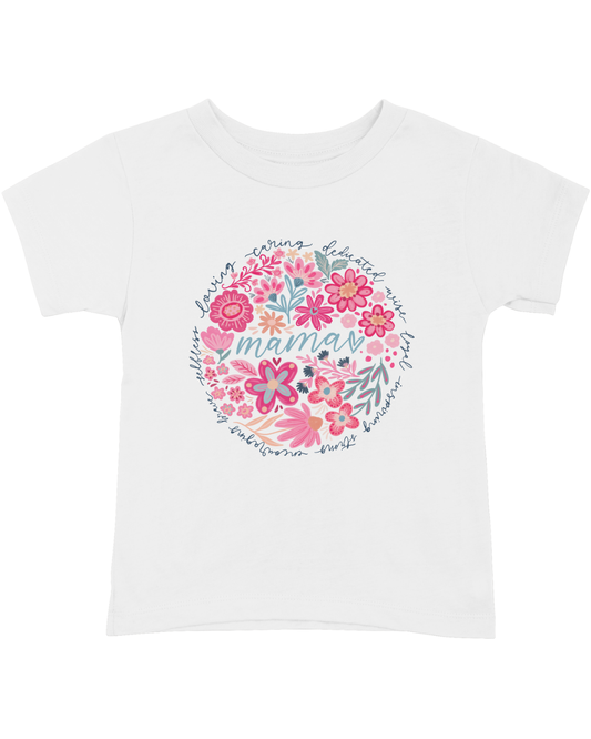 Mama Floral Women T Shirt