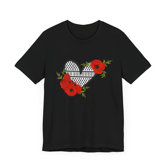 Palestine Keffiyeh Love Unisex T Shirt